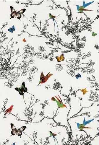 This Beautiful Pattern Birds And Butterflies Comes In Only One