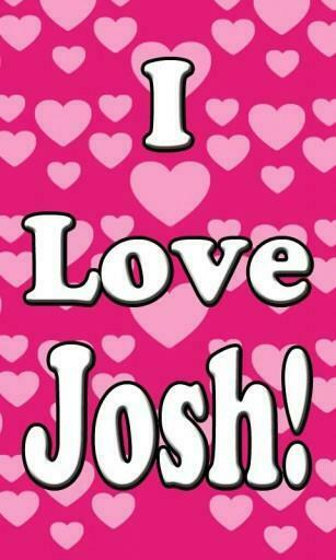 Bigger I Love Josh Live Wallpaper For Android Screenshot