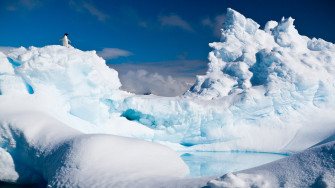 Ice Mountain 4k Ultra HD Wallpaper