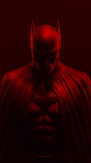 Batman Red iPhone Wallpaper Comic Art