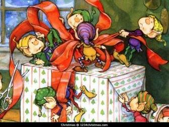 Christmas Elf Wallpaper For