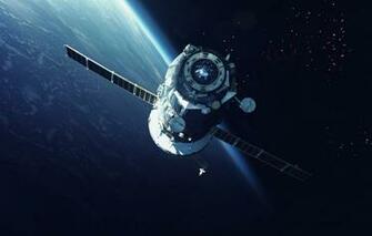 Wallpaper Station Space Earth Surface Art