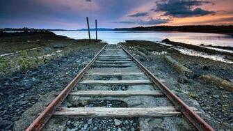 End Of Railway Wallpaper HD Wallpaperlepi