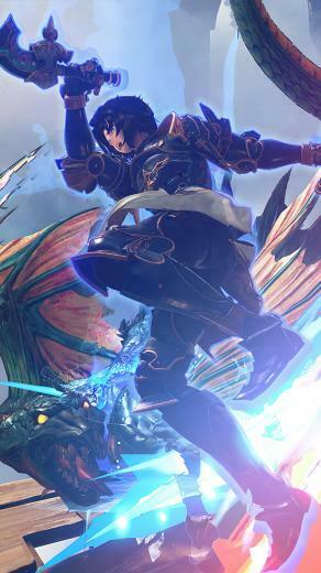 Granblue Fantasy Relink Lancelot Siegfried 4k iPhone