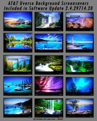 Attached New Uverse Picture Screensaver Backg At T Community