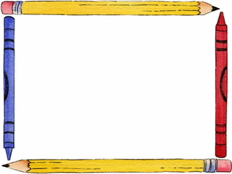 Back To School Bulletin Board Writing Paper Template