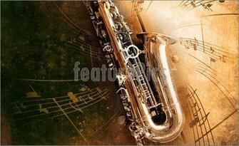 Old Saxophone With Dirty Background Photo Stock Image At Featurepics