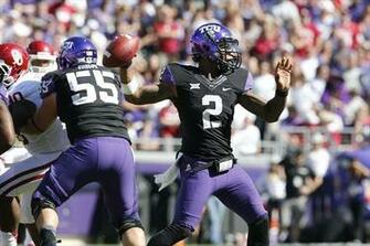 Say Ou S Baker Mayfield Was Reading Tcu Signals Cbssports