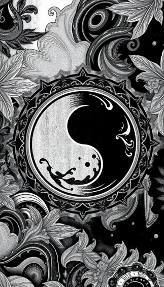 Ying And Yang Wallpaper