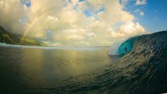 Surfing Rainbows Wallpaper HD