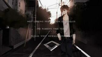 Bishounen Caot Street Brown Hair Anime Boy