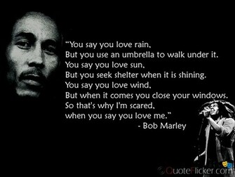 Bob Marley Quotes One Love Heart Destiny HD