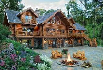 Chinking Cedar Homes August