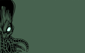 Minimalistic Cthulhu Wallpaper