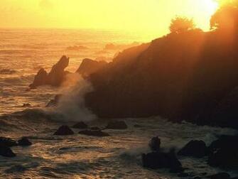 Landscapes Photography Pacific Sunset Northern California Wallpaper