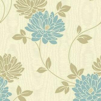 Wallpaper Fine Decor Madison Cream Blue