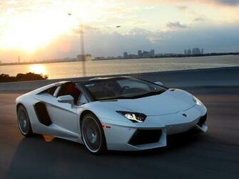 Lamborghini Aventador Lp700 Roadster Silver Supercar T Wallpaper
