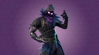 Wallpaper Fortnite Warrior Video Game Raven