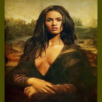 Nouveau Mona Lisa Wallpaper