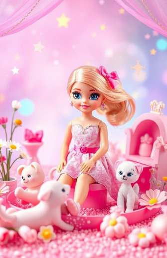 Cute Barbie Doll Wallpaper