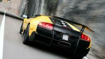 Yellow Lamborghini Murcielago Lp670 Sv Motion HD Wallpaper