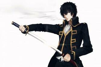 Hijikata Toushirou Gintama Sword Wallpaper HD Anime 4k