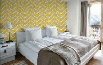 Yellow Chevron Wallpaper Removable In Richmond