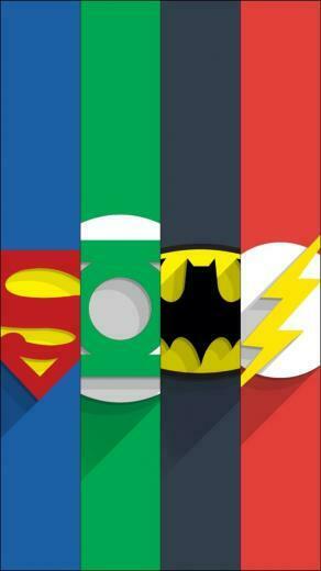 Superheroes Logos Wallpaper