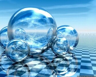 Desktop Wallpaper 3d Background Bubbles On Floor