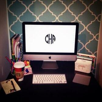College Prep Diy Monogram Desktop Wallpaper