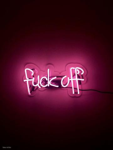 F Bomb In Wallpaper iPhone Neon Quotes
