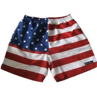Rowdy Gentleman Black Label Swim Trunks American Flag HD Walls