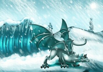White Dragon Background Wallpaper