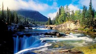 Mountain Waterfall