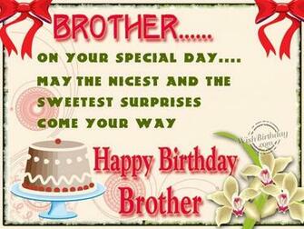 Happy BirtHDay Brother HD Beautiful Desktop Wallpaper