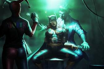 Arte Batgirl Coringa Em Cativeiro Flor Margarida Fotografia