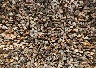 Stack Of Firewood Chopped Background Royalty Stock