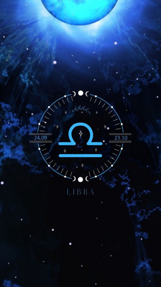 Libra Zodiac Phone Background Wallpaper Sign