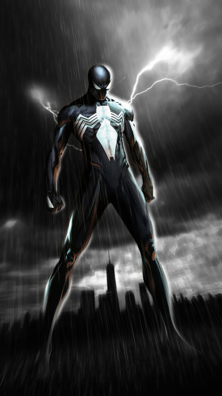 Spider Man Symbiote Suit 4k Rare Gallery HD Wallpaper