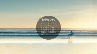 February Calendar Wallpaper