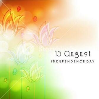 Indian Independence Day 15th August Background Royalty Stock