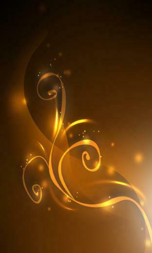 Animated Gold Rose Love Smartphone Wallpaper HD