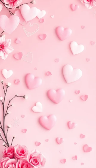 Aesthetic Pink Valentines Wallpaper