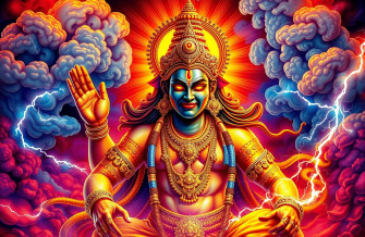 Angry Vishnu Wallpaper