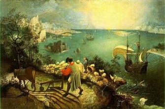 Pieter Bruegel Landscape With The Fall Of Icarus Large Image