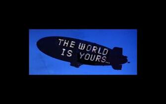 Supreme X Scarface Blimp Desktop Wallpaper