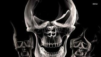 Smoking Skull Wallpaper HD