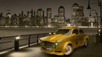 New York City Taxi Cab Wallpaper Allwallpaper In Pc En
