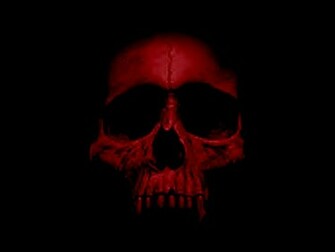 Vampire Skull Wallpaper Red