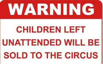 Funny Warning Signs Desktop Wallpaper